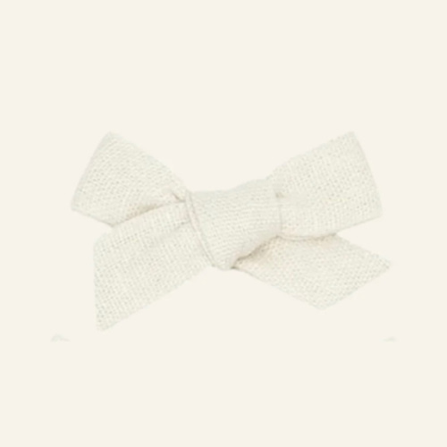 LINEN BOW CLIP | bornbaby