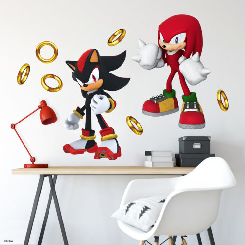 WallPops! Sonic The Hedgehog Knuckles and Shadow Wall Decals | Wayfair