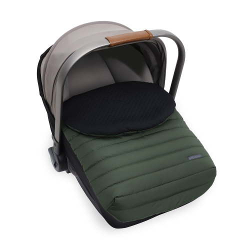 Little Unicorn Weather Resistant Winter Car Seat Cover, Universal Fit & Easy to Use with Included Travel Bag (Dark Green)