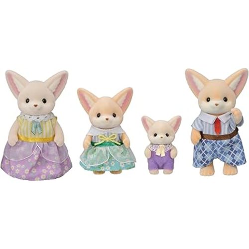 Calico Critters - Fennec Fox Family - Collectible Dollhouse Figures