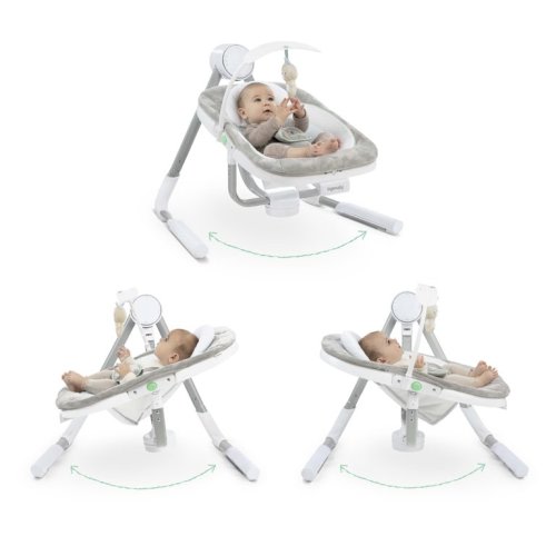 Ingenuity Anyway Sway 5-Speed Multi-Direction Portable Baby Swing with Vibrations - Spruce (Unisex) - Ingenuity Anyway Sway 5-Speed Multi-Direction Portable Baby Swing with Vibrations - Spruce (Unisex)