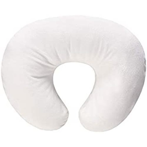 Nursing Pillow Cover, Pillow Slipcover, Waterproof Breastfeeding Pillow Protective Cover for Mom,Newborn Infant Soft Cotton Feeding Cushion Case for Boys and Girls(White)
