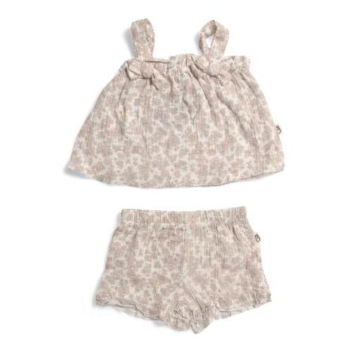 Newborn Girls 2pc Floral Gauze Top And Shorts Set | Clearance On Clearance | TJ Maxx