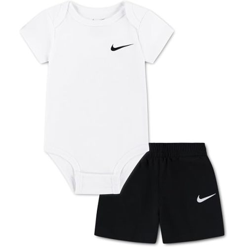 Nike Baby Essentials Bodysuit and Shorts 2-piece Outfit Set
