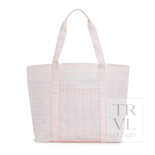Jumbo Tote - Pimlico Plaid Pink