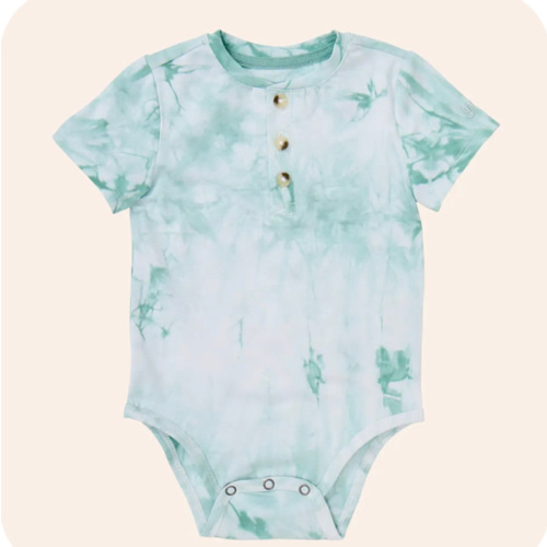 Tie Dye Henley Onesie – Young Days