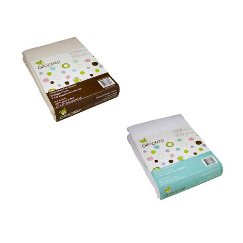 OsoCozy Birdseye Flat Cloth Diapers – 6-Pack | ClothDiaper.com – ClothDiaper.Com