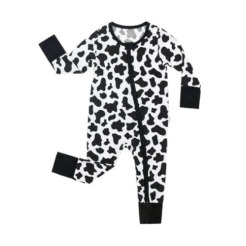 BambooBud Baby Zippered Rompers Newborn Pajamas Sleepers Long Sleeve Jumpsuits Infant Zipper Romper-Viscose from Bamboo