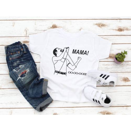 Mama Oo - Oo - Ooh - Queen Music Lover Kid Shirt - Funny Toddler Tee - Birthday Gift Boy Girl - Band member gift