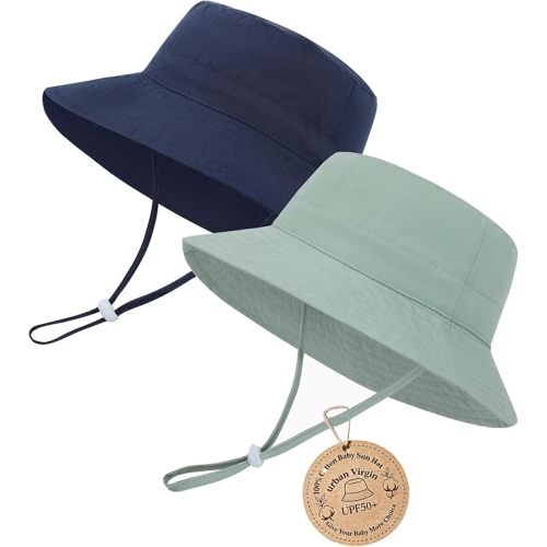 Baby Sun Hat UPF 50+ Toddler Bucket Summer Kids Beach Hats for Boys Girls