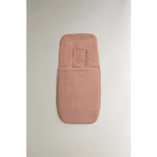 COTTON GINGHAM BABY STROLLER BURLAP - Dark orange | ZARA United States