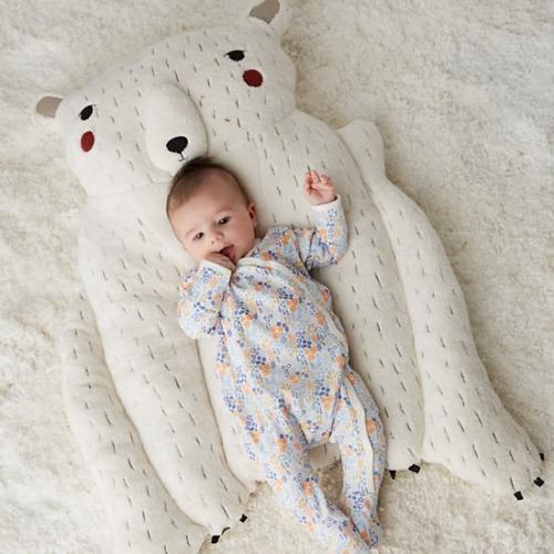 Polar Bear Baby Play Mat from Land of Nod