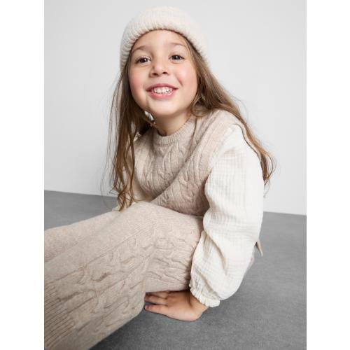 1.5-8yrs | Cable Knit Sweatshirt and Leggings Set