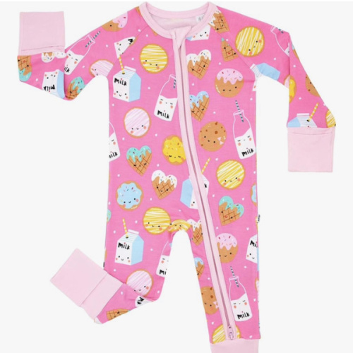 Little Sleepies Pajamas for Baby Boys & Girls, Viscose from Bamboo Baby Pajamas, Sleepers, 2-Way Zipper PJs
