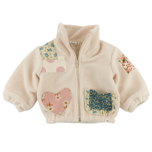 oh baby! Patchwork Sherpa Faux Fur Tahoe Jacket