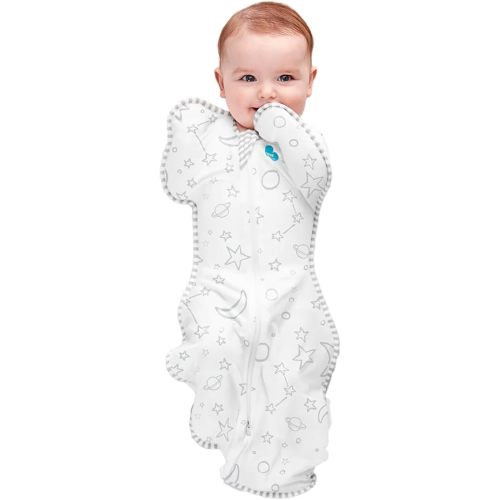 Love to Dream Swaddle UP Baby Sleep Sack Silky-Lux | Baby Essentials for Spring & All Season | 1.0 TOG | Soft Luxurious 100% Viscose from Bamboo | Medium 13-19 lbs, Cream