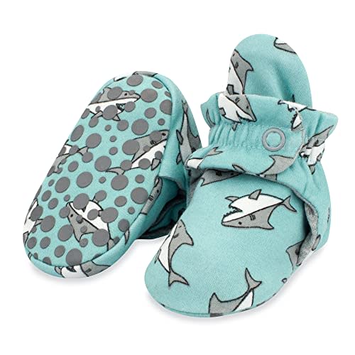 Zutano Unisex Organic Cotton Baby Booties With Gripper Soles