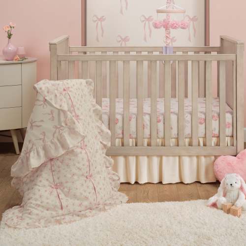 Blossom Watercolor Floral Changing Pad Cover - Pink/Gray – Lambs & Ivy