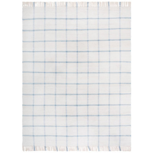 Gracie Oaks Fernande Handwoven Recycled Cotton Plaid Rug & Reviews | Wayfair