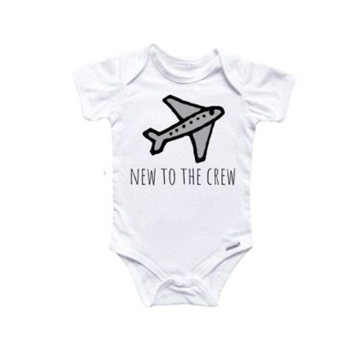 Copilot Pilot Airplane 1onesie® Baby Boy Girl Clothes Infant Bodysuit Funny Cute Newborn Gs1 White 3-6m Onesie®