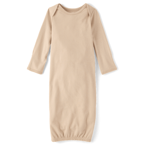 Baby Sleeper Gown - Tan