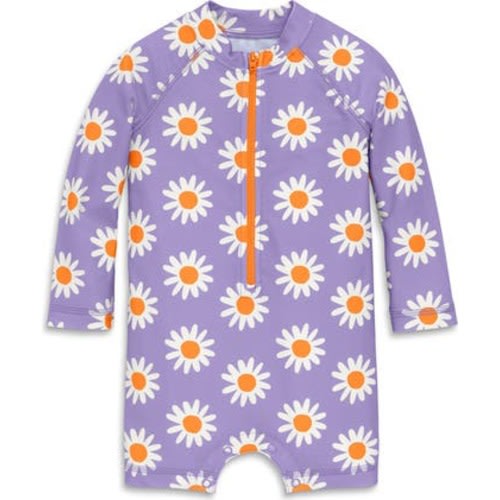 Long Sleeve One-Piece Rashguard Swimsuit