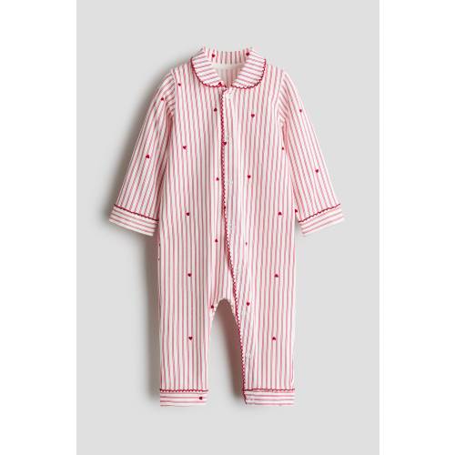 PAJAMA JUMPSUIT WITH COLLAR