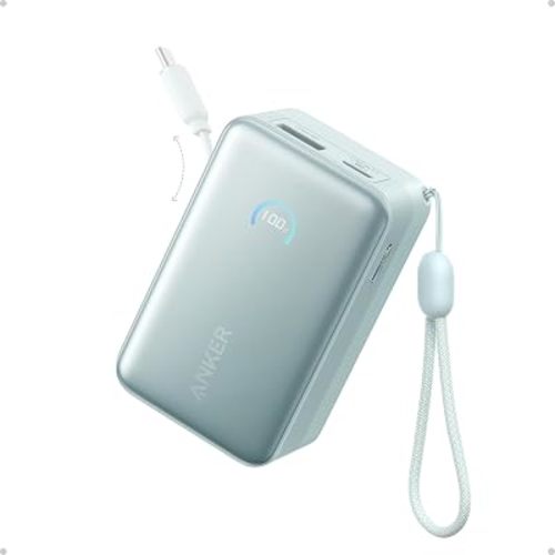 Anker Nano Power Bank, 45W 10,000mAh Portable Charger, iPhone Battery Pack (Green)