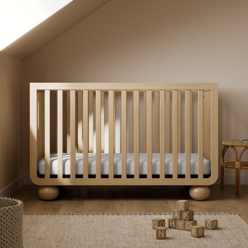 Storkcraft Amalfi Deluxe 5-In-1 Convertible Crib With Bonus Toddler Guardrail & Reviews | Wayfair