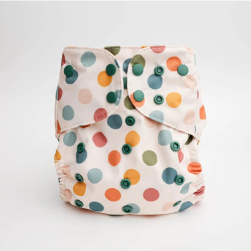 Kinder Luxe Pocket Cloth Diaper in Delicate Dots