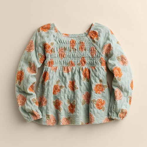 Baby & Toddler Girl Little Co. by Lauren Conrad Smocked Babydoll Top - 3 months