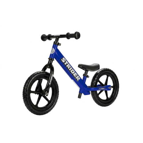 Strider 12 Classic Bike, Blue - No Pedal Balance Bicycle for Kids 1 to 3 Years