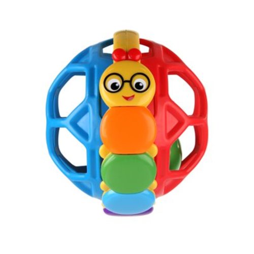 Baby Einstein Bendy Ball, Activity Sensory Infant Toy, Easy Grasp, Shake & Roll, BPA-free, 3 Months+