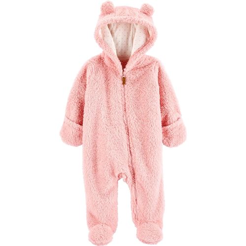 Carter's 0-9 Months Hooded Sherpa Bunting Pram