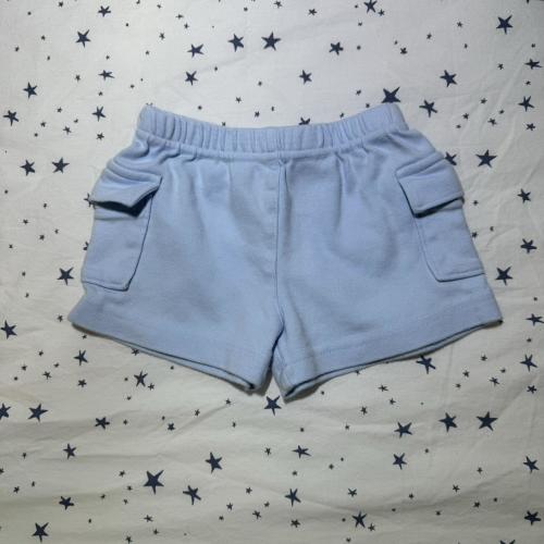 0-3 mo cargo light blue shorts 
no stains
like new