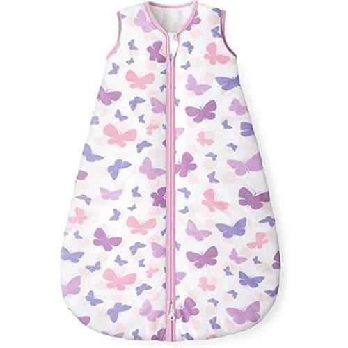 Yoofoss Baby Sleep Sack 6-12 Months, 1.5 Tog Baby Wearable Blanket with 2-Way Zipper, 100% Cotton Organic Fabric Winter Infant Sleeping Sack, Warm Soft Comfy