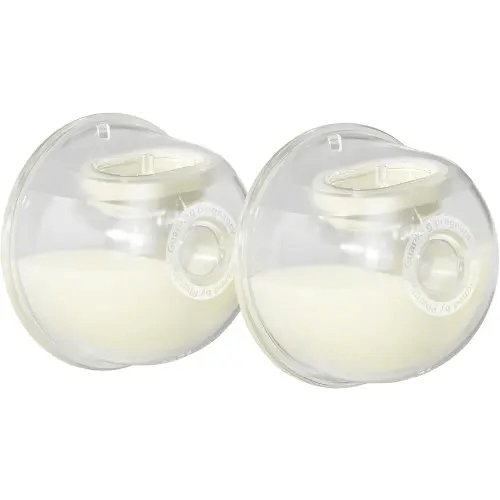 Phanpy Wearable Breast Pump Milk Collector Cup, New Cup Parts, Original Phanpy Breast Pump Replacement Accessories, 24 mm Flange and 20mm Insert Included, 15 oz / 420 ml, 2 Piece
