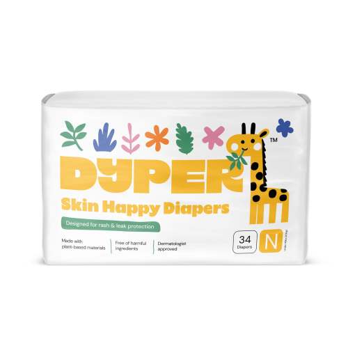Skin Happy Baby Diapers – Gentle, High-Absorbency Protection with Certified Bamboo Layers