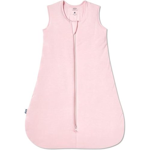 HALO SuperSoft Bamboo Wearable Blanket 1.5 TOG – Buttery Soft, Plush Baby Sleep Sack for Newborns, Infants & Toddlers, Hip-Healthy Design, Machine Washable, 6 – 12 Months, Medium, Dusty Pink