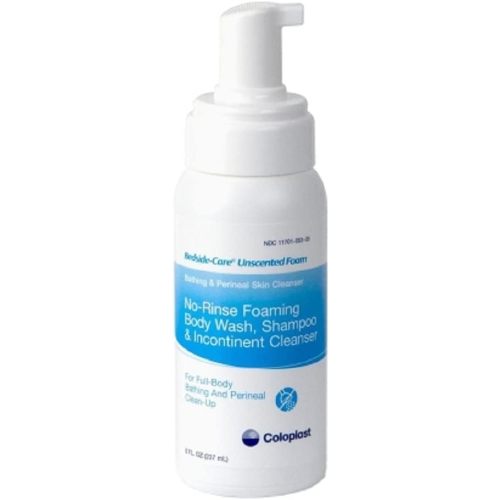 Bedside-Care Foam Rinse-Free Shampoo and Body Wash 8.1 oz. Pump Bottle Unscented, 67146 - Sold by: Pack of One