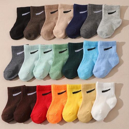 10 Pairs Baby Cotton Socks – Soft Breathable Mid-Calf Socks, - TikTok Shop