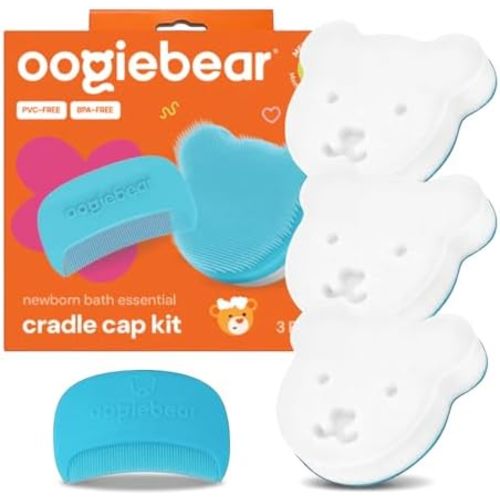 Oogiebear 5-Piece Cradle Cap Brush Kit