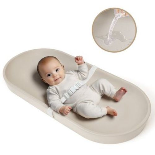 GOTGELIF Premium Waterproof Baby Changing Pad, Soft PU Leather, Non-Slip Safety Design