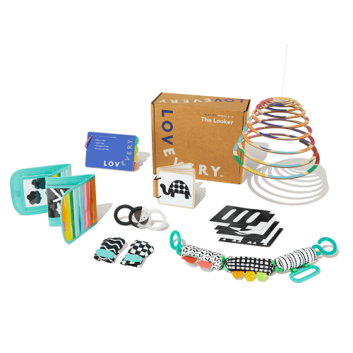 The Looker Play Kit | Toys for Newborn to 12 Week Olds | Lovevery AU