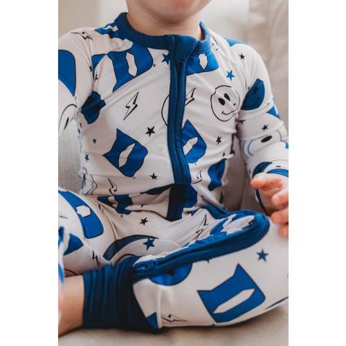 Duke University® Blue Smiley Baby PJs – Monkeeroos