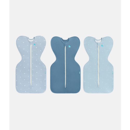 Swaddle Up Starter Bundle | 1.0 TOG | Blue Boats | Storm Blue | Blue Twinkle