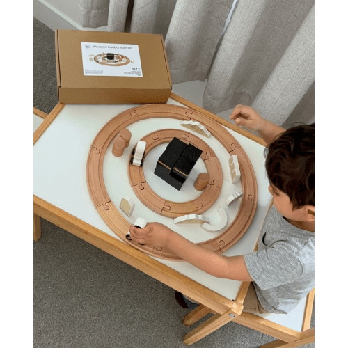 🕋 Wooden Kaaba Train Set