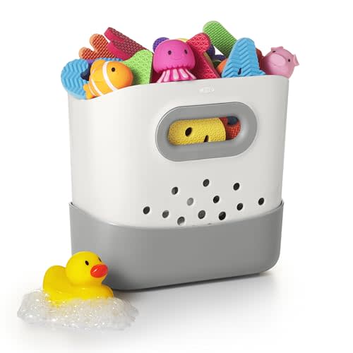OXO Tot Stand Up Bath Toy Storage  Gray