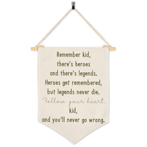 The Sandlot Banner, Baseball Sign Wall Hanging Pennant Flag, Boys Room Bedroom Toddler Room Playroom Nursery Inspirational Wall Art
