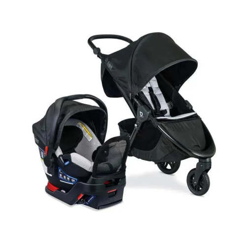 Britax - Travel System B-Free Premium & B-Safe Gen2 FlexFit Plus, Black | MacroBaby